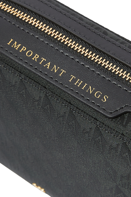 Important Things Black Pouch